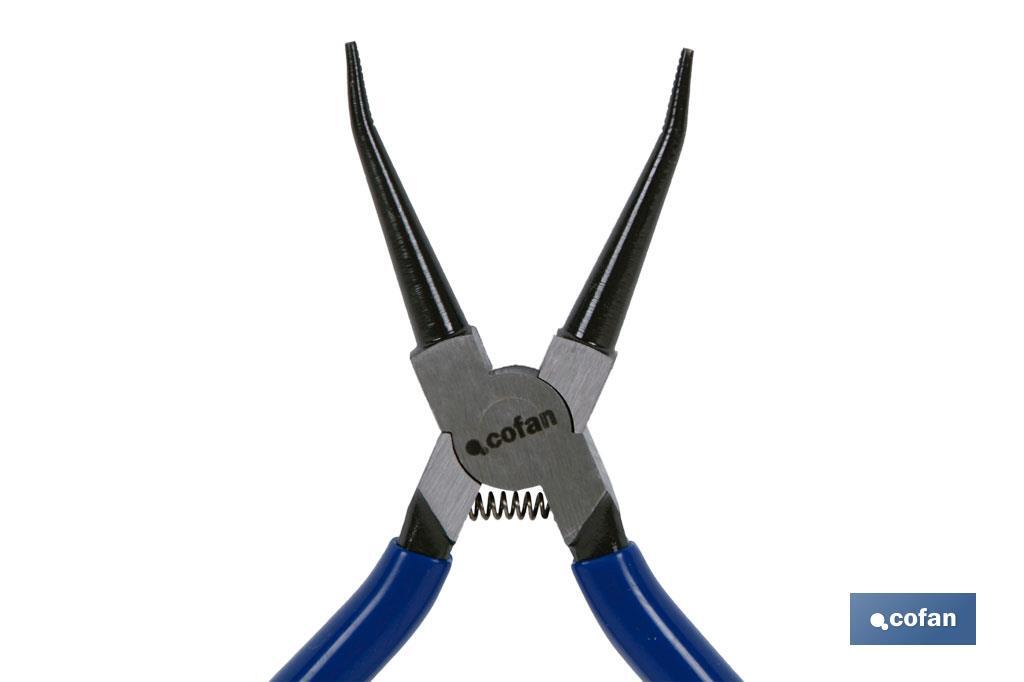 Imagen Adicional de Alicates para arandelas con circlip interior recto