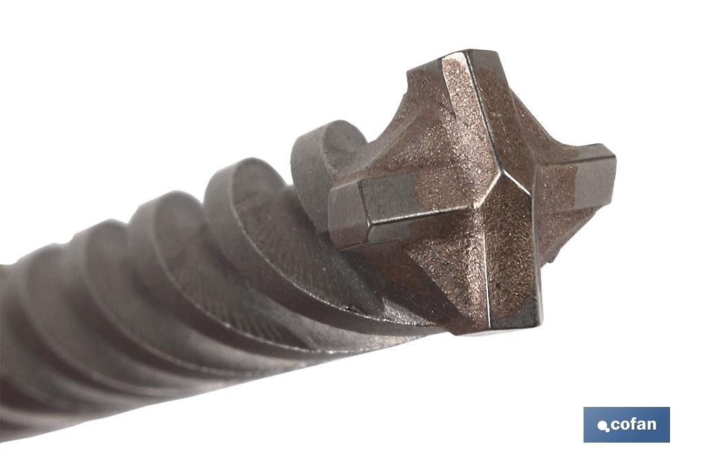 Imagen Adicional de Brocas SDS PLUS para muros 4 puntas
