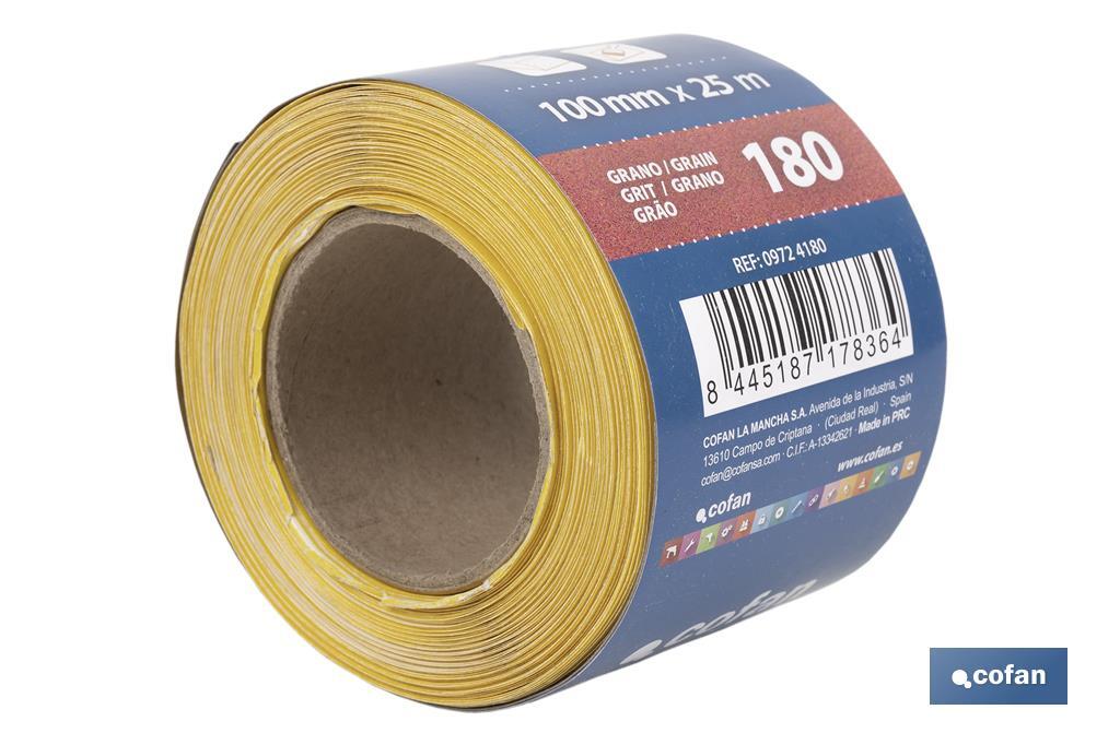 Imagen Adicional de Rollo Lija Papel Amarillo