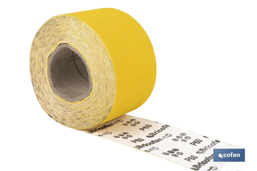 Imagen Adicional de Rollo Lija Papel Amarillo