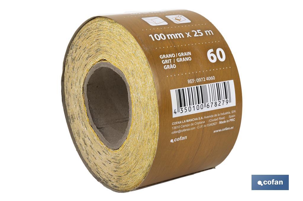 Imagen Adicional de Rollo Lija Papel Amarillo