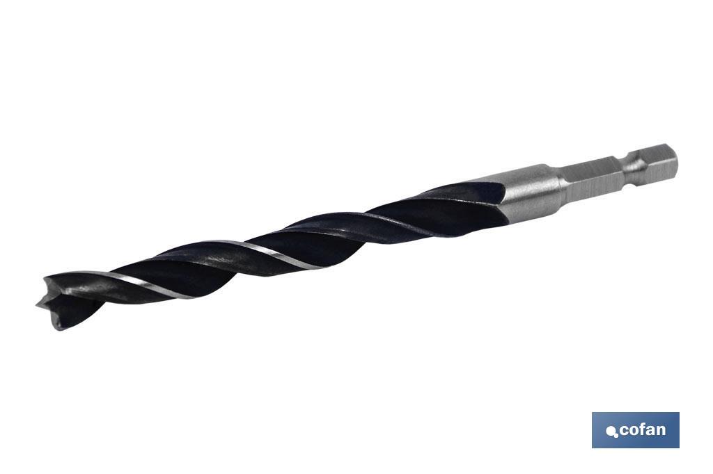 Imagen Adicional de Broca para madera mango hex. 1/4”