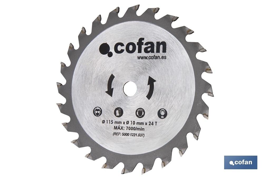 Imagen Adicional de Discos de corte con 24 dientes