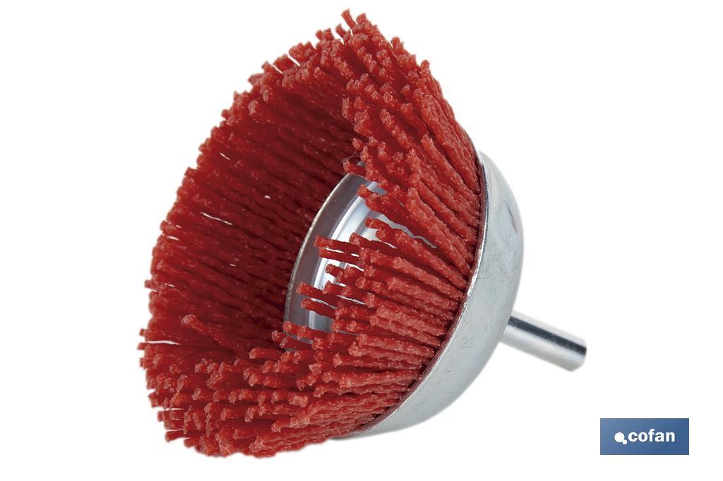 Imagen Adicional de Cepillo Copa con Filamentos Abrasivos de Nylon