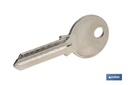Imagen Adicional de Llave en bruto para candado antipalanca Quality Plus Cofan 70-90 mm