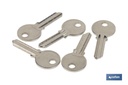 Imagen Adicional de Llave en bruto para candado antipalanca Quality Plus Cofan 70-90 mm