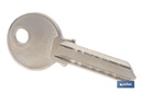 Imagen Adicional de Llave en bruto para candado antipalanca Quality Plus Cofan 70-90 mm