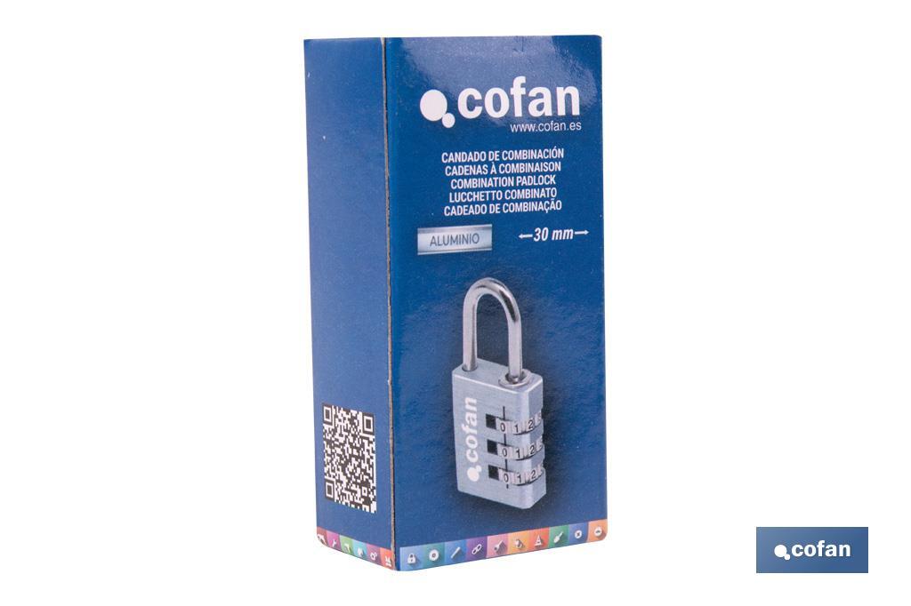 Imagen Adicional de Candado de combinación con 3 dígitos