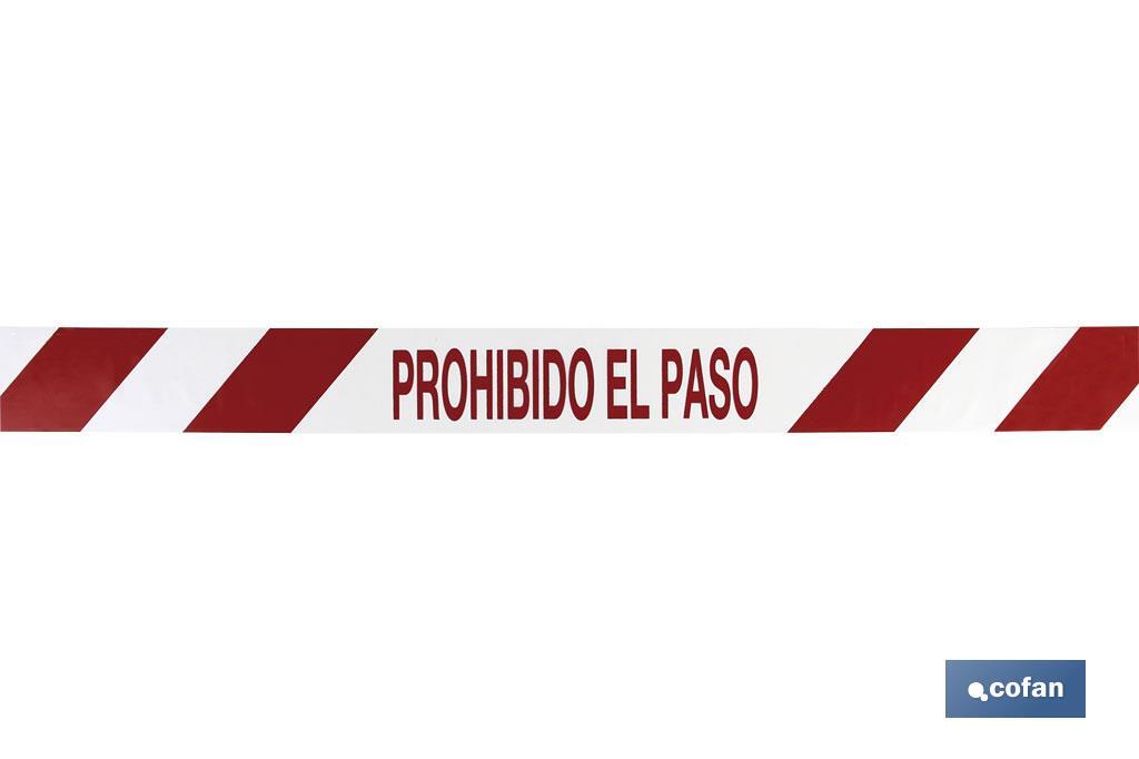 Imagen Adicional de Cinta de balizamiento no adhesiva