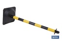 Imagen Adicional de Poste con Base Amarillo/Negro
