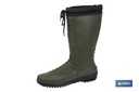 Imagen Adicional de Botas de agua verdes con forro polar