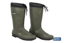 Imagen Adicional de Botas de agua verdes con forro polar