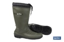 Imagen Adicional de Botas de agua verdes con forro polar