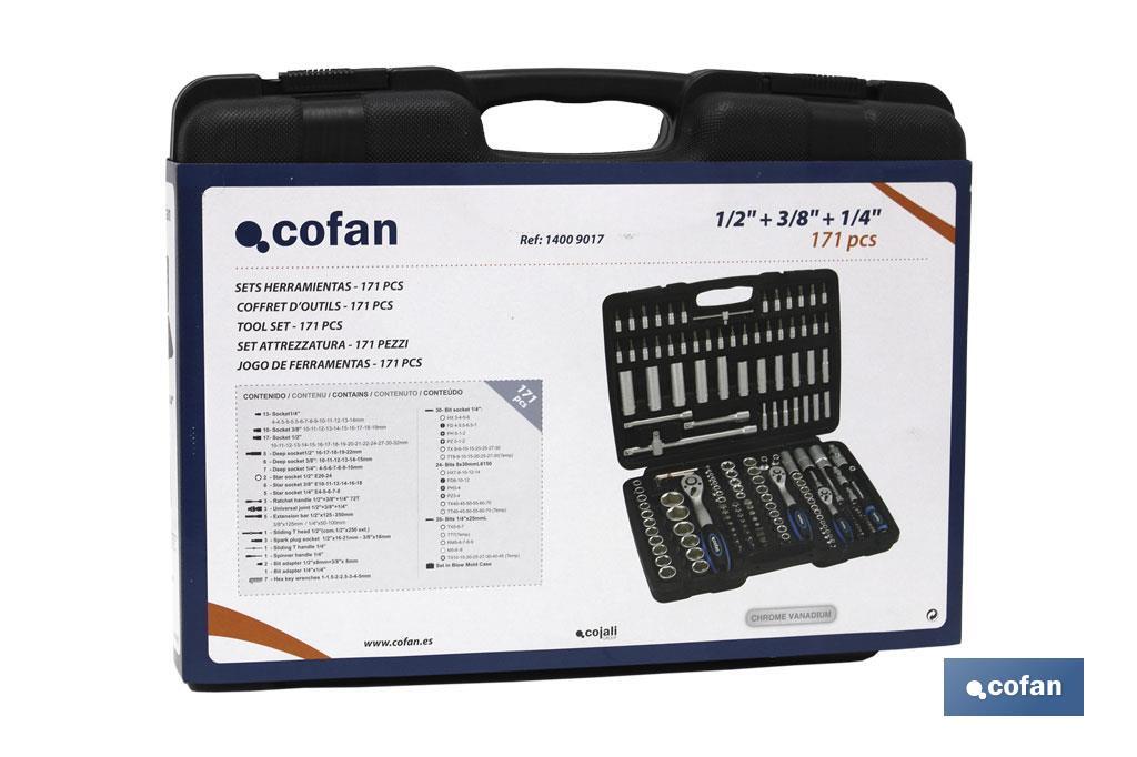 Imagen Adicional de Maletín Herramientas profesional 171 pcs