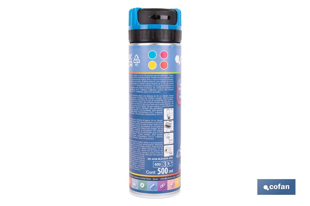 Imagen Adicional de Spray Marcador Fluorescente de Obra