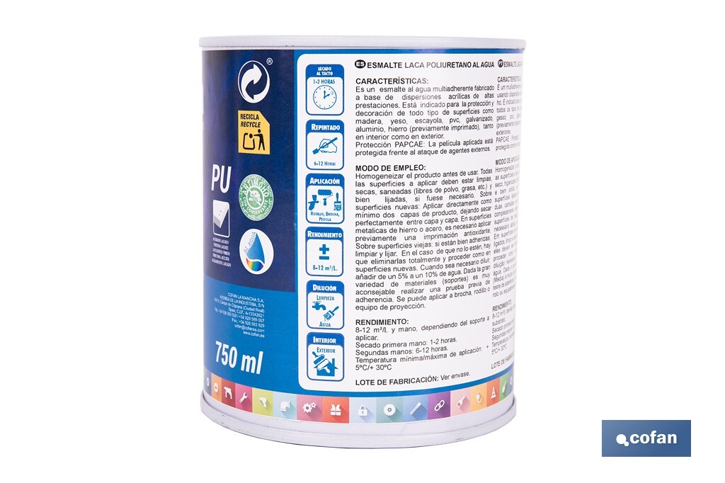 Imagen Adicional de Esmalte Laca al Agua