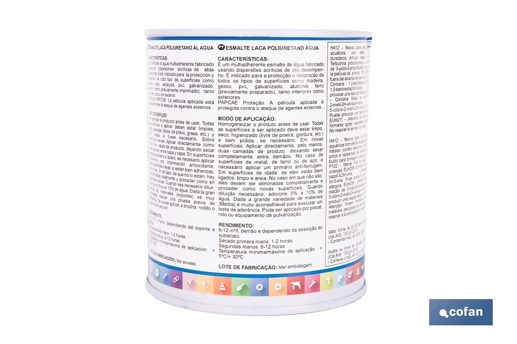 Imagen Adicional de Esmalte Laca al Agua