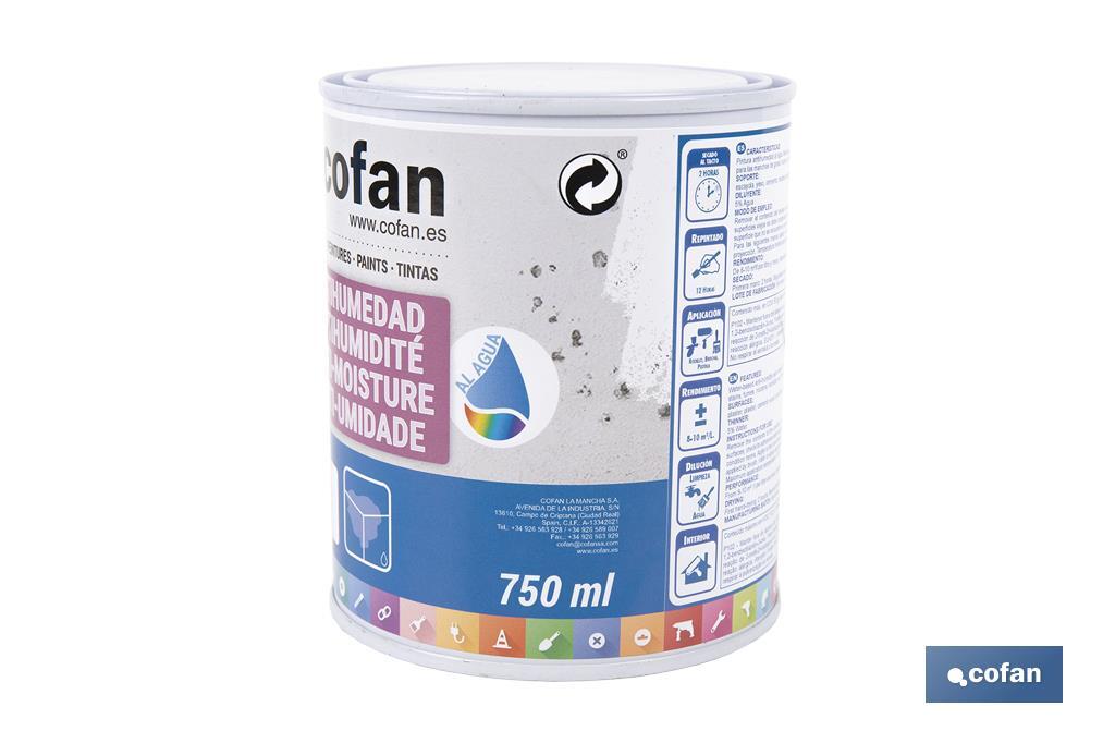 Imagen Adicional de Pintura antihumedad al agua en blanco mate
