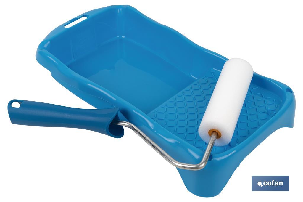 Imagen Adicional de Kit de esmaltar compuesto de rodillo de espuma y cubeta