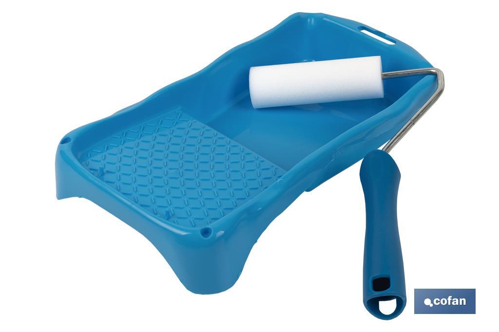 Imagen Adicional de Kit de esmaltar compuesto de rodillo de espuma y cubeta