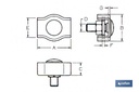 Imagen Adicional de Sujetacables Planos Simples