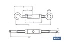 Imagen Adicional de Tensor Tubular Gancho Anilla