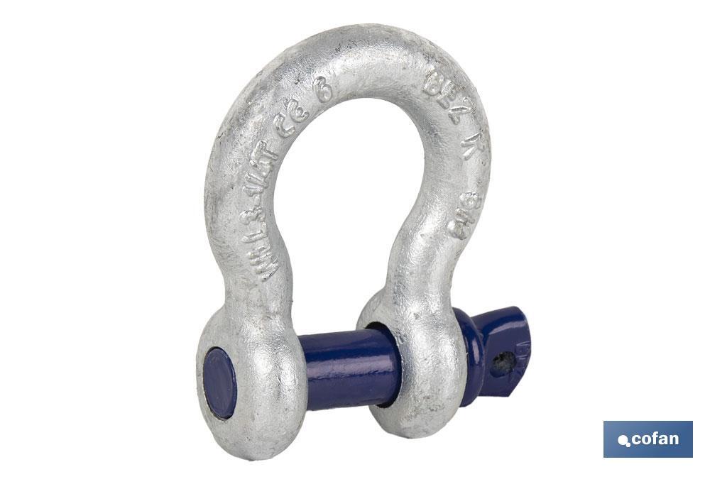 Imagen Adicional de Grillete Lira Alta Resistencia Galvanizado