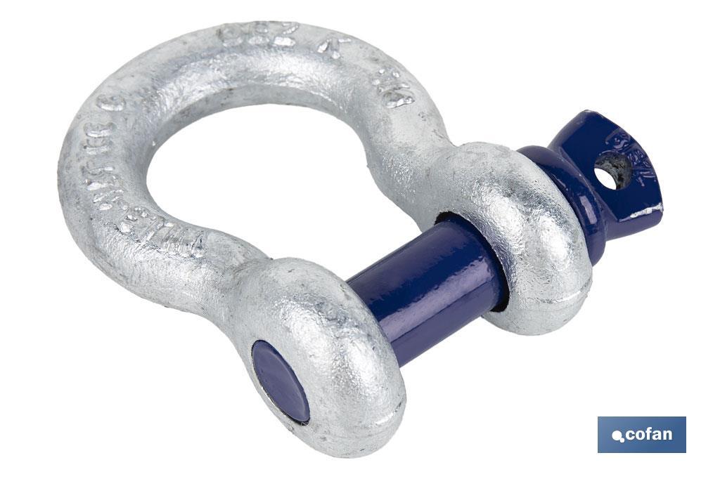 Imagen Adicional de Grillete Lira Alta Resistencia Galvanizado