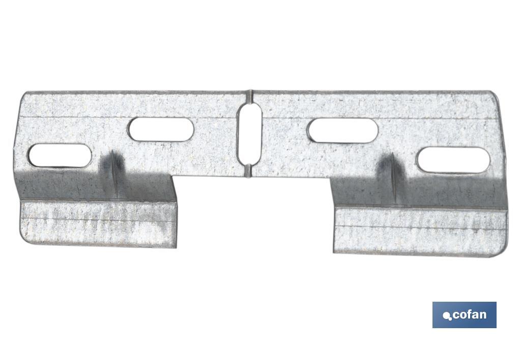 Imagen Adicional de Placa Doble para Colgar y Fijar en Mobiliario