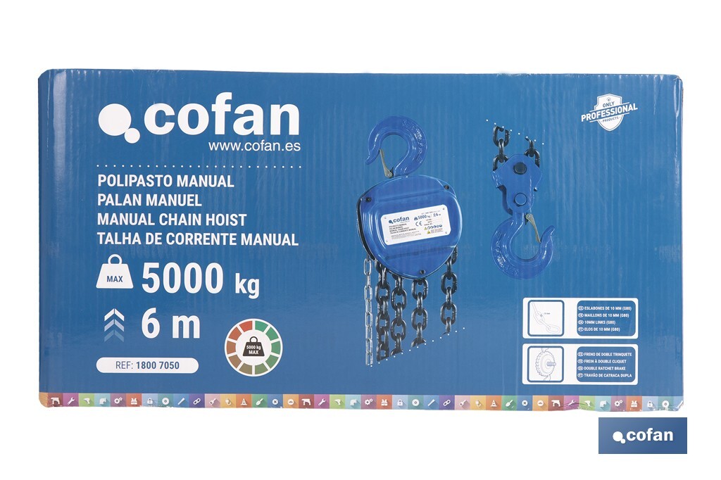 Imagen Adicional de Polipasto de cadena manual