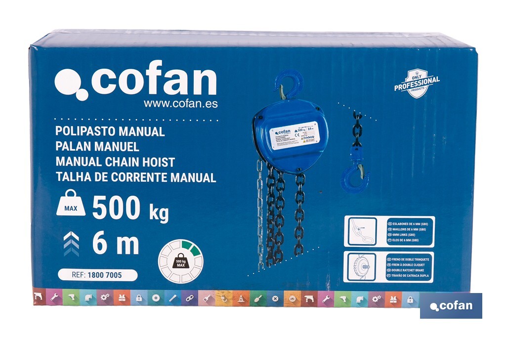 Imagen Adicional de Polipasto de cadena manual