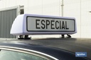 Imagen Adicional de Cartel avisador acompañamiento vehículo Especial V21