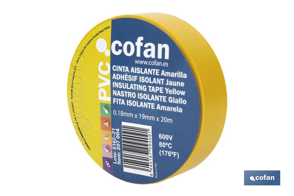 Imagen Adicional de Cinta Aislante 180 Micras