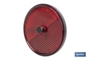 Imagen Adicional de Catadióptricos redondos con tornillo para fijar en vehículos