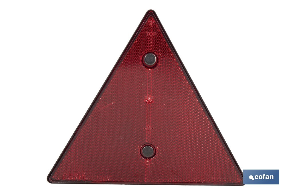 Imagen Adicional de Catadióptrico triangular con agujero