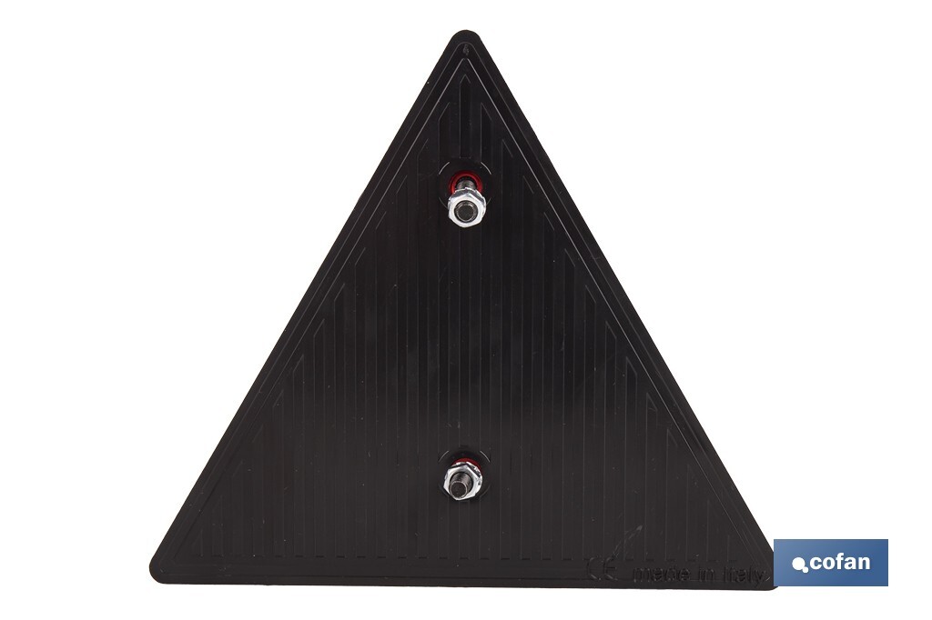 Imagen Adicional de Catadióptrico triangular con agujero