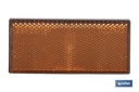 Imagen Adicional de Catadióptrico rectangular con adhesivo para poner en vehículos