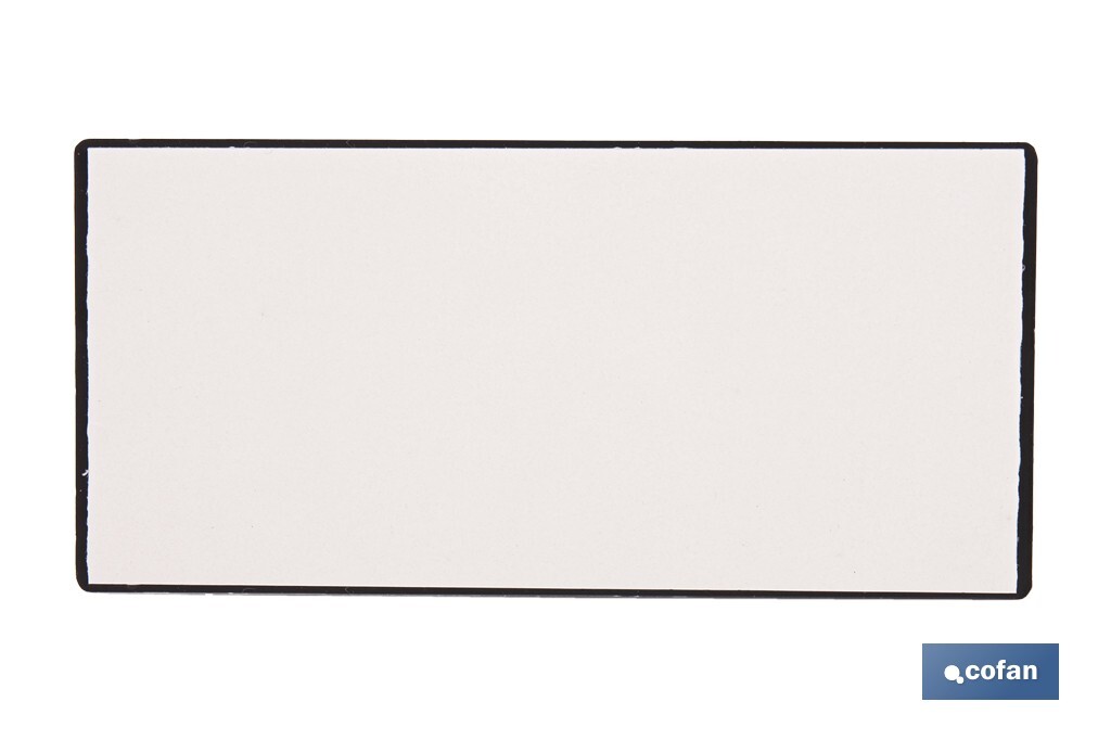 Imagen Adicional de Catadióptrico rectangular con adhesivo para poner en vehículos