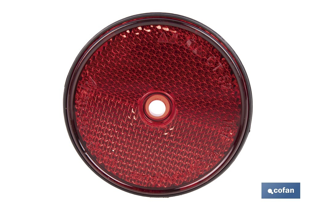 Imagen Adicional de Catadióptricos redondos sin tornillo