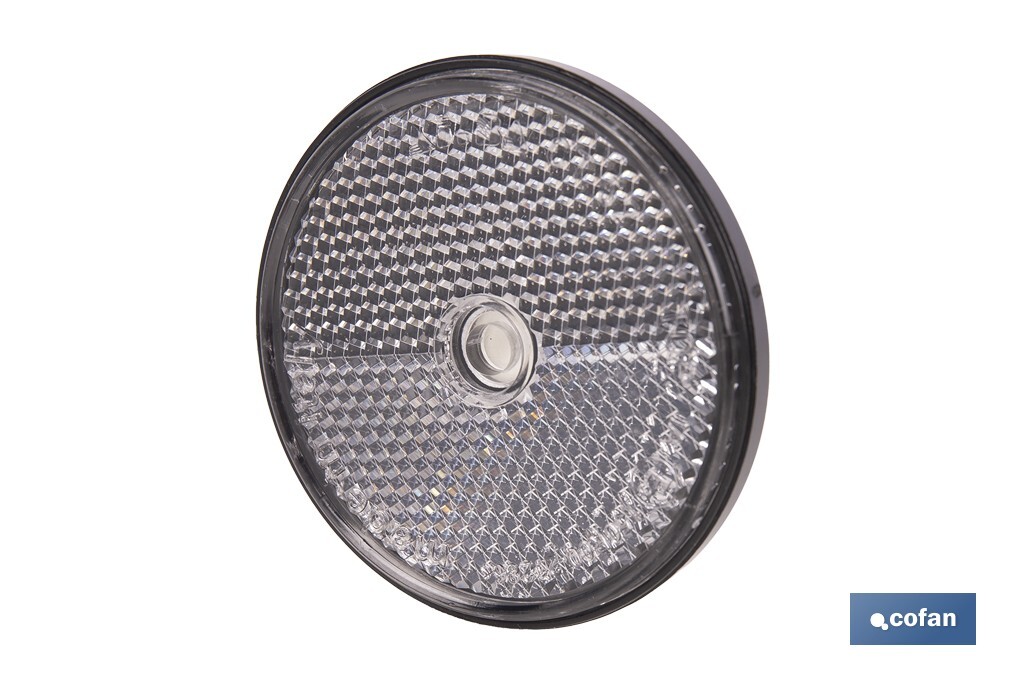 Imagen Adicional de Catadióptricos redondos sin tornillo y con adhesivo