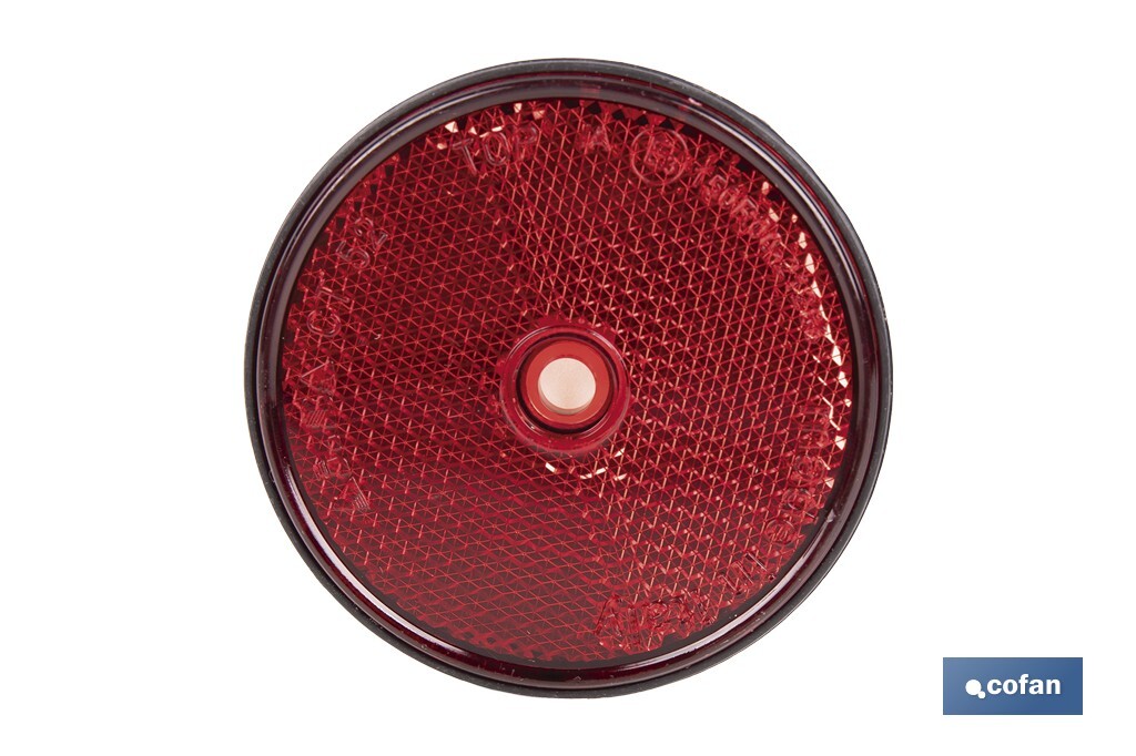 Imagen Adicional de Catadióptricos redondos sin tornillo y con adhesivo
