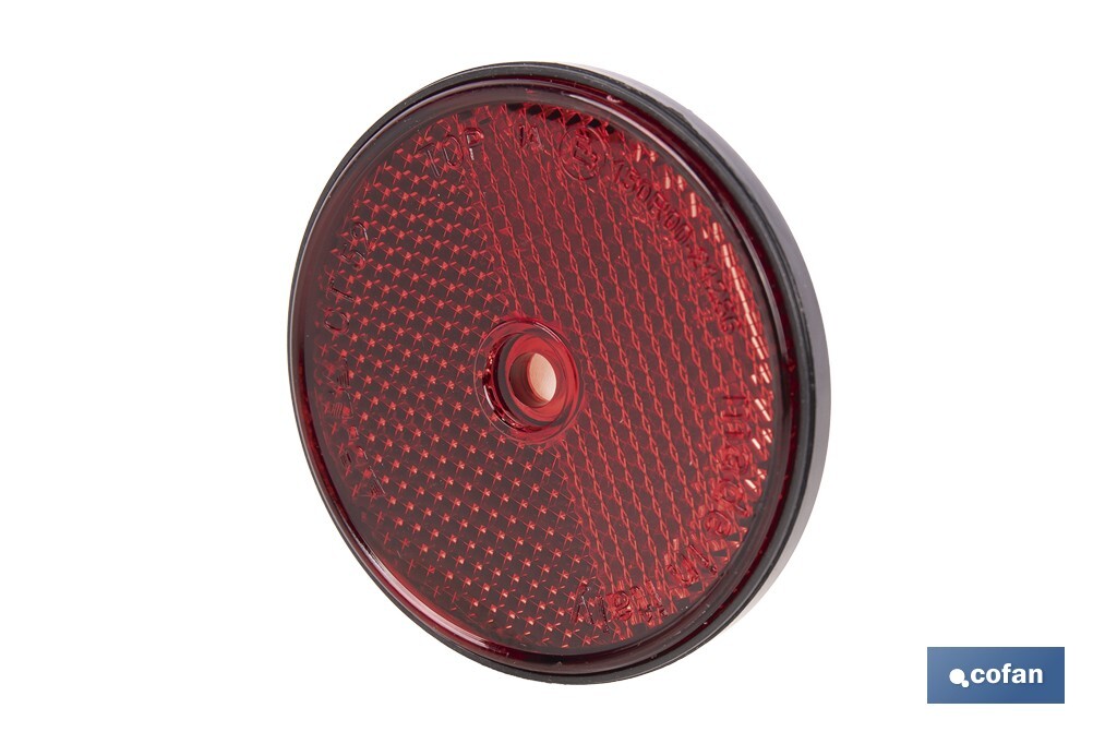 Imagen Adicional de Catadióptricos redondos sin tornillo y con adhesivo