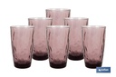 Imagen Adicional de Pack de 6 vasos altos Modelo Jade