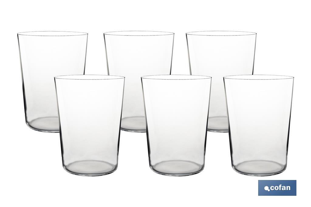 Imagen Adicional de Pack de vasos de sidra de cristal fino