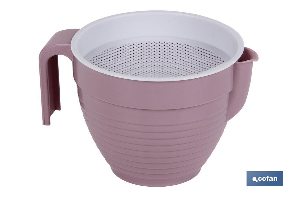 Imagen Adicional de Grasera con colador en 500 ml Modelo Albahaca
