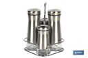 Imagen Adicional de Set de aceiteras de 4 piezas Moddelo Picual