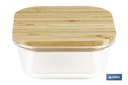 Imagen Adicional de Set de 2 Fiambreras Cuadradas de Borosilicato
