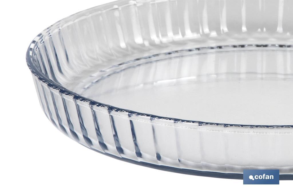 Imagen Adicional de Fuente redonda de borosilicato Modelo Baritina I Capacidad 1600 ml