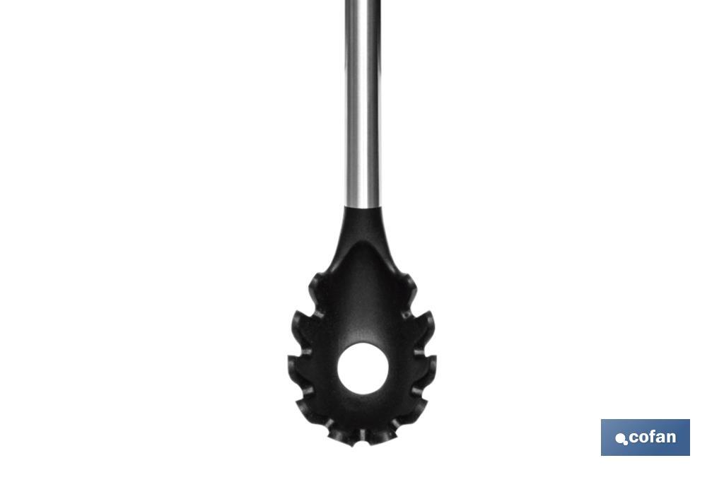 Imagen Adicional de Set de 6 utensilios negros para cocina de la gama Neige
