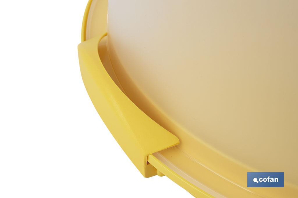 Imagen Adicional de Tartera redonda en color amarillo